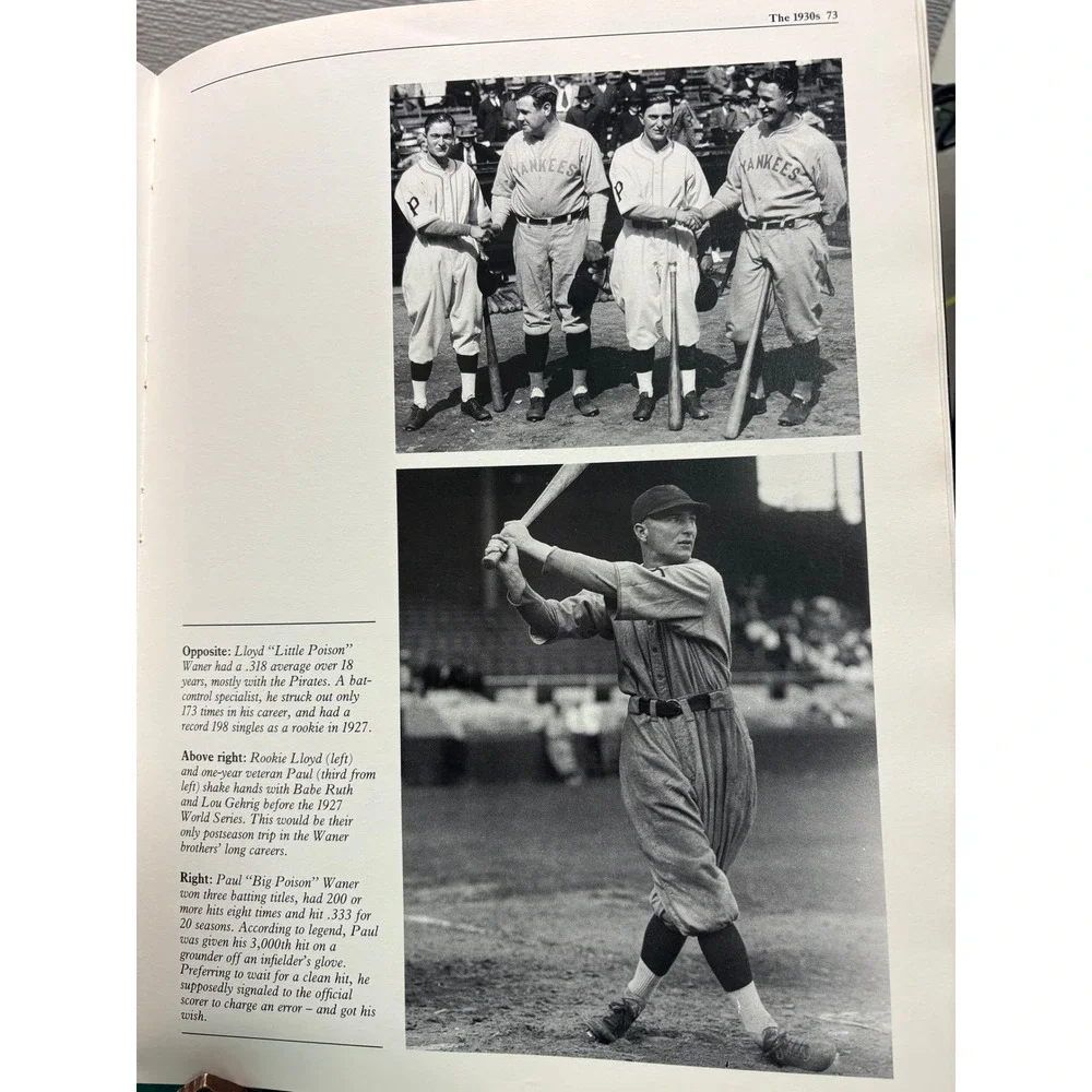 Vintage Golden Years of‎ Baseball 1992 Hardcover Sports History Book